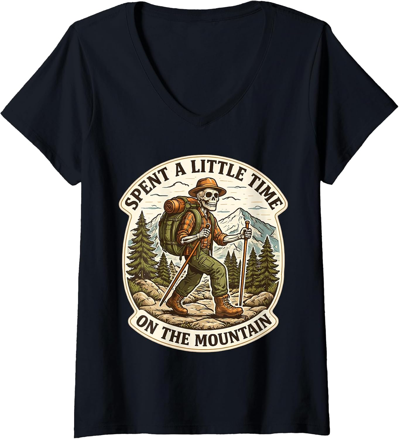 Spent A Little Time On The Mountain Hiking Merch