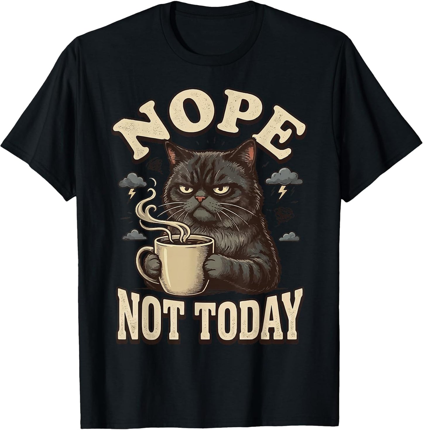 Cat Sarcastic Introvert Anti Social Coffee