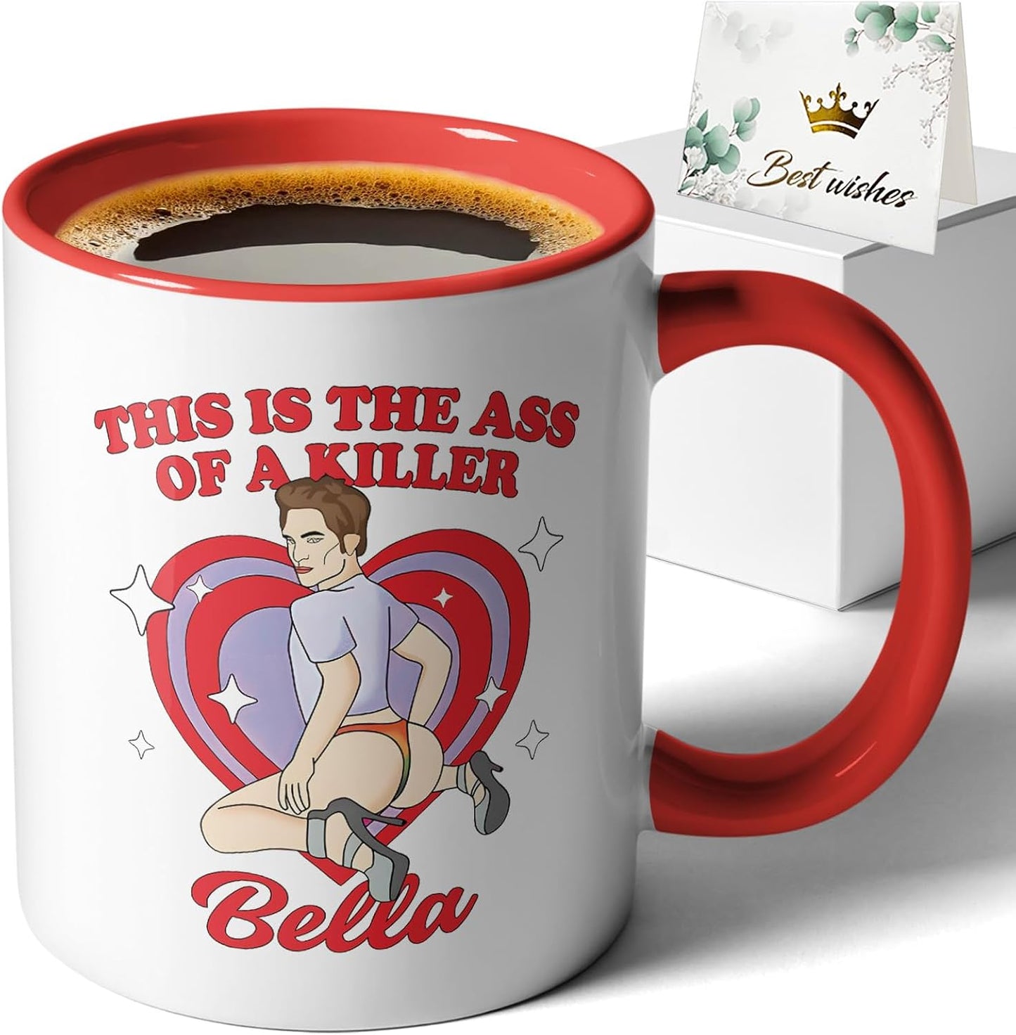 This is the Ass of a Killer Bella, Funny Humorous Office Coffee Mug Tea Cup, Movie fans Vampire Romance Fan Mug, Gifts for Men Women Friend Bestie Coworker Boss, Funny Sexy Gifts