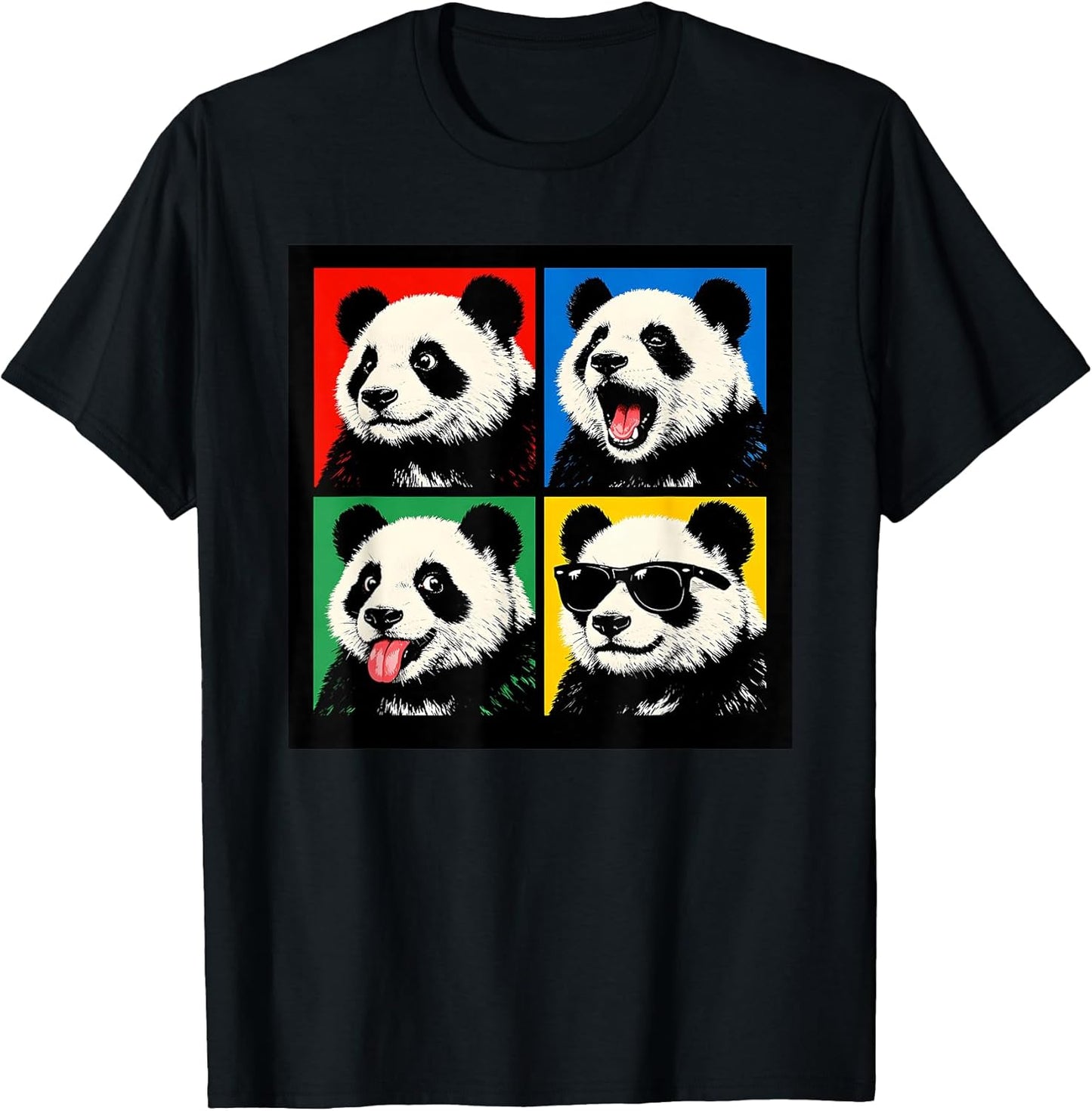 Retro Panda Gifts For Women Men Kid Cute Animal