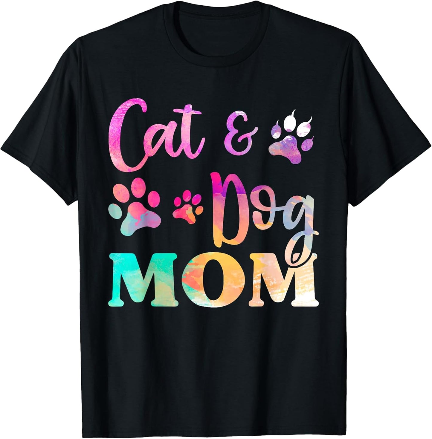 Pet Cat Dog Mom Shirt for Women, Mothers Day T-Shirt