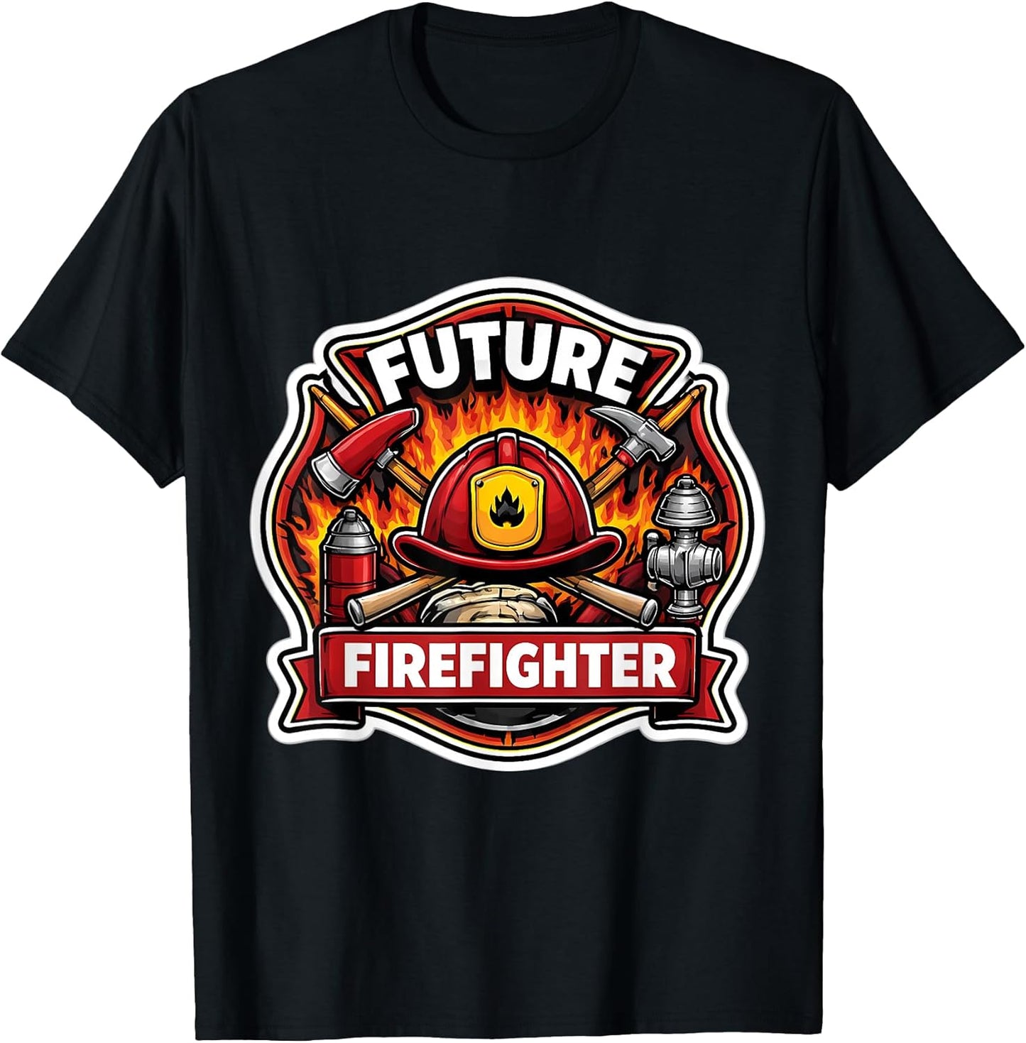 Future Firefighter Fireman Boys Kids Child Merch