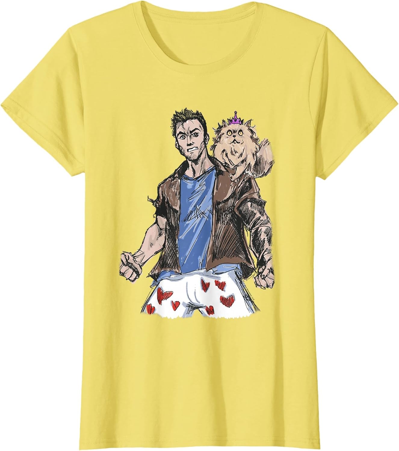 Sketchbook Princess Donut and Carl Book T-Shirt