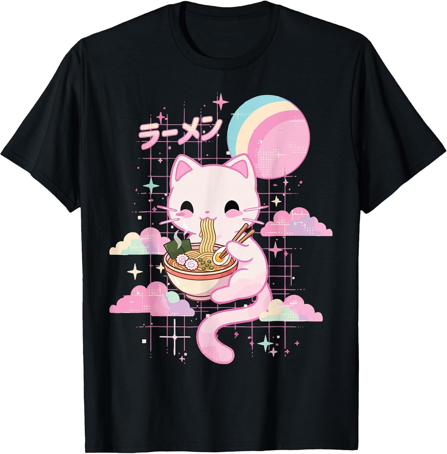 Kawaii Cute Anime Cat Japanese Food Noodle