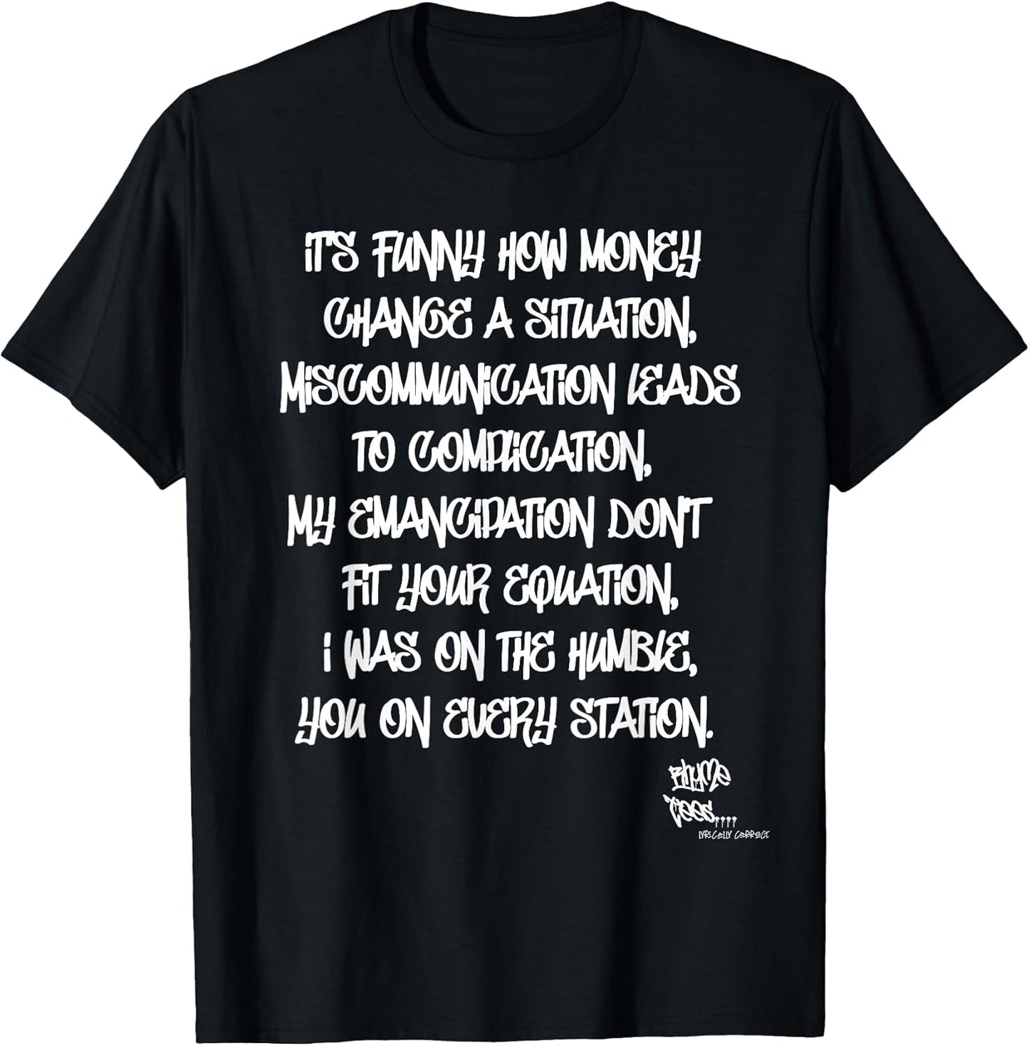 OLD SCHOOL RAP HIP HOP Miseducation Quote 90's T-Shirt