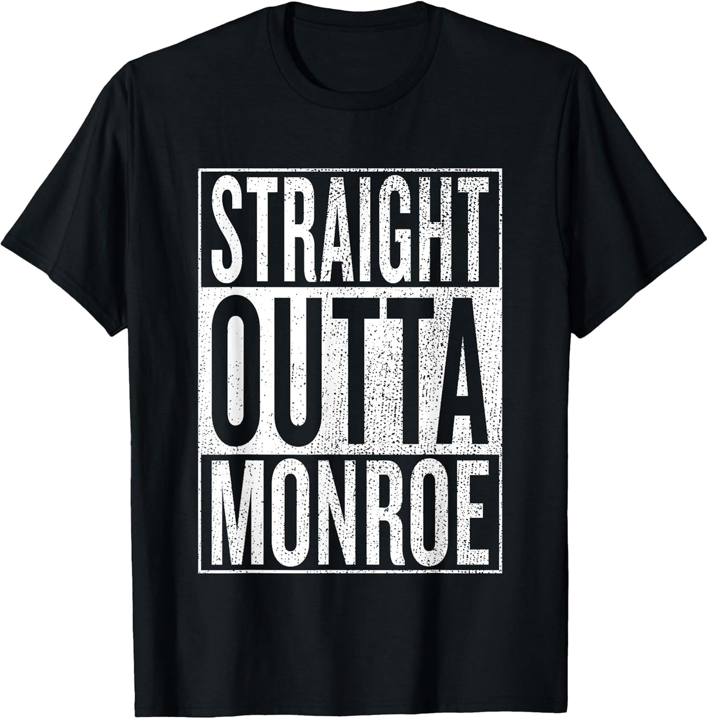 Straight Outta Monroe cool bday party tees