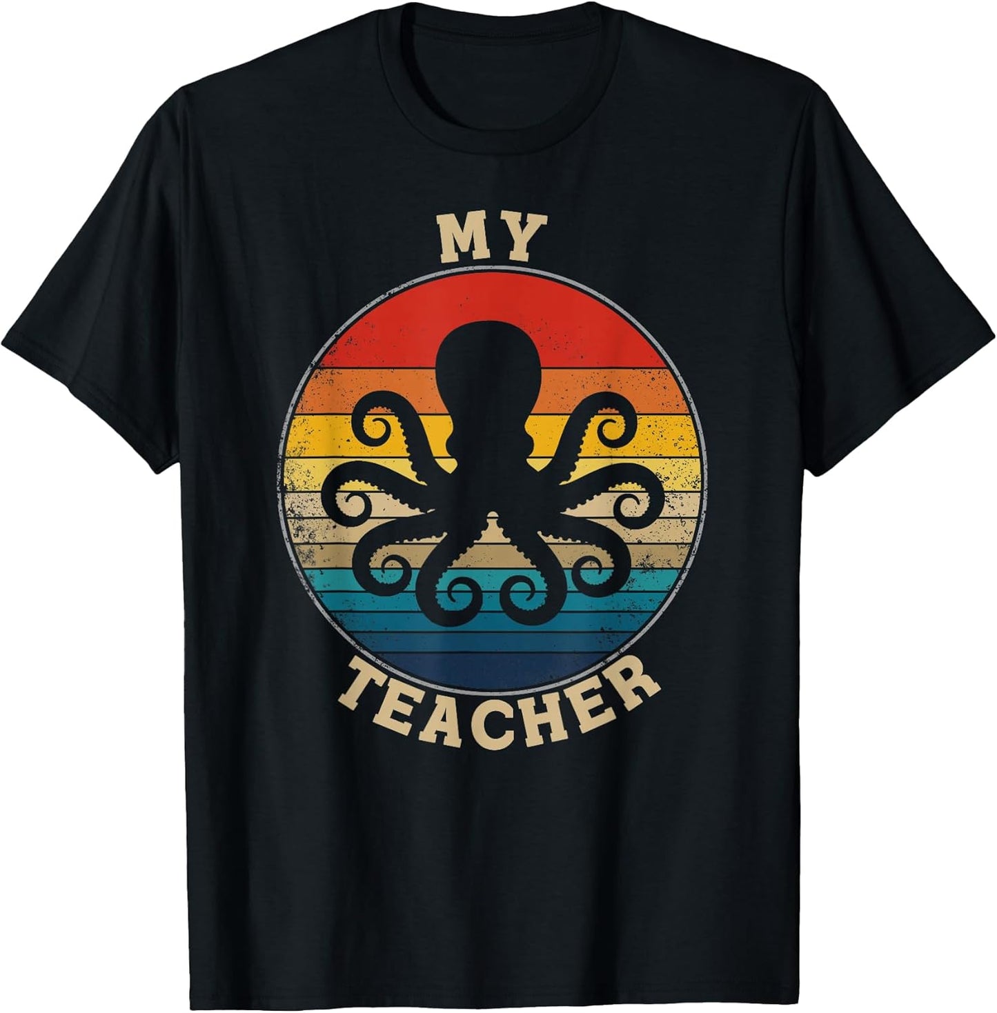 Funny Retro Octopus Tees