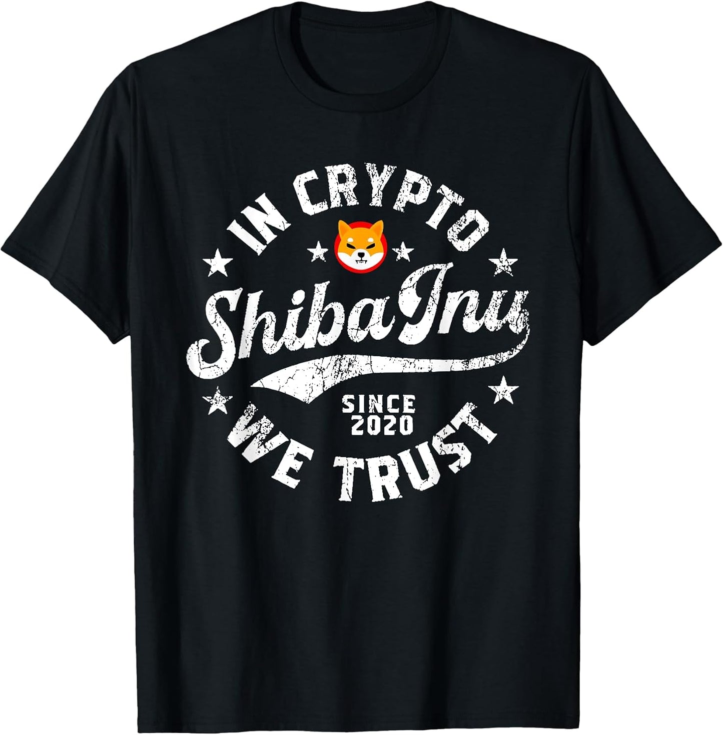 Funny Shiba Inu Coin In Crypto Tee Shirt