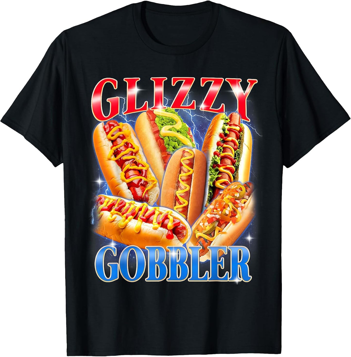 Funny Glizzy Gobbler Meme Hilarious Hot Dog Glizzy Lovers T-Shirt