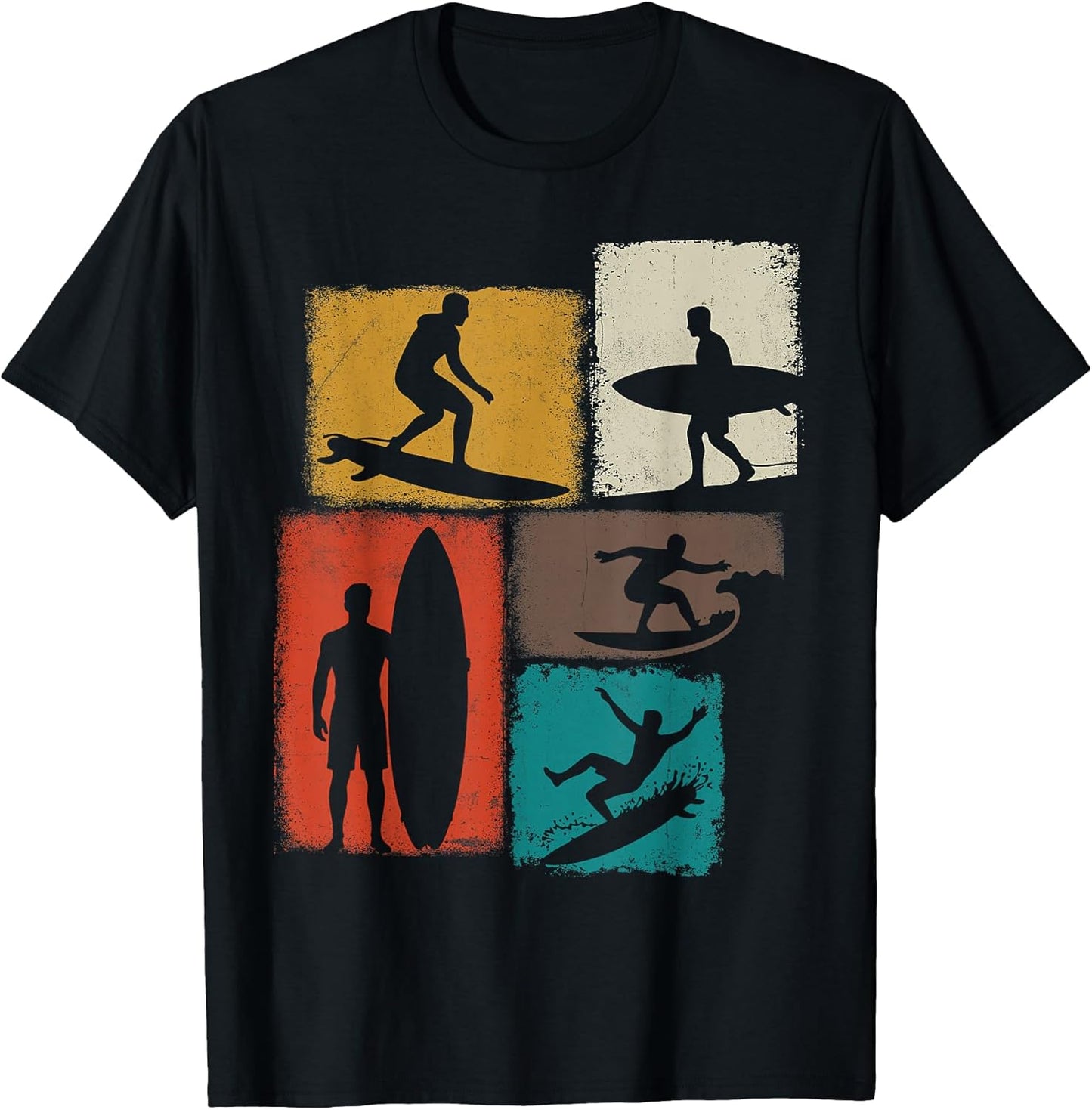 Surfing Asymmetrical Collage Design