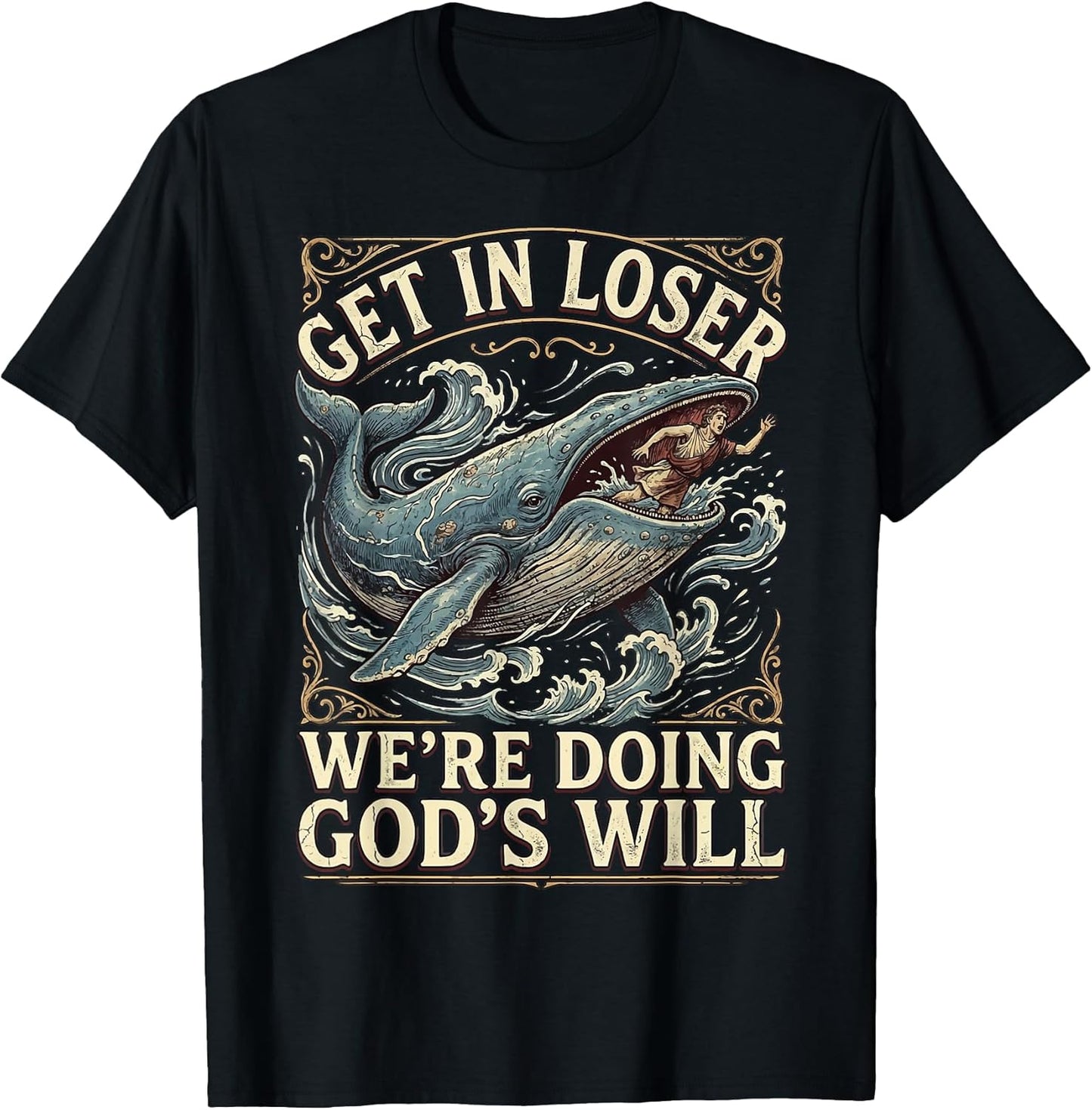 Christian Faith Bible Jonah Funny Whale