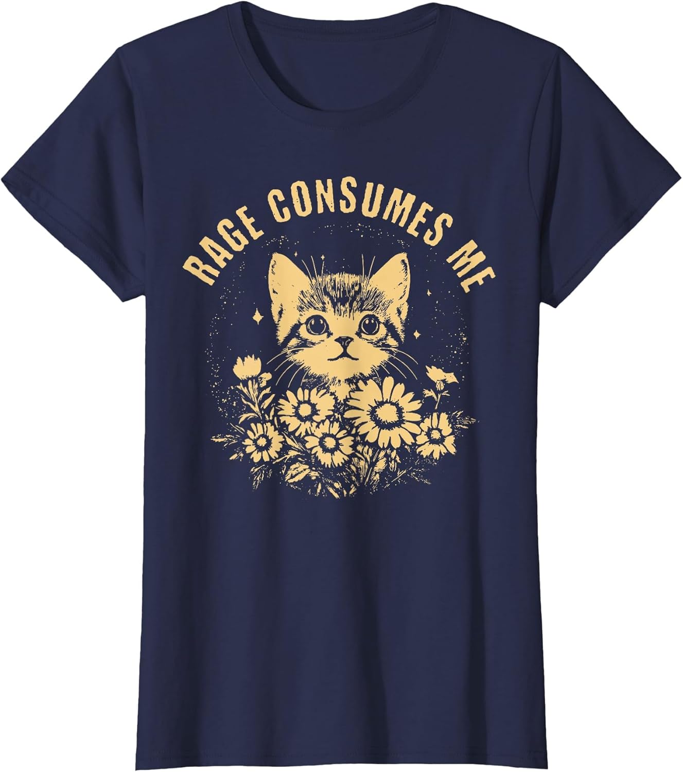 Funny Rage Consumes Me Cute Cat Tee Shirt