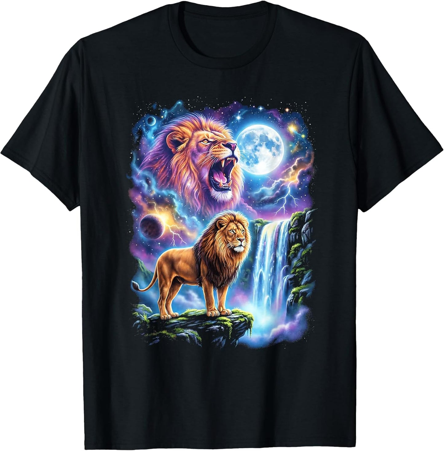 Funny Cool Lion Wild Clothes Mens Kids Animal