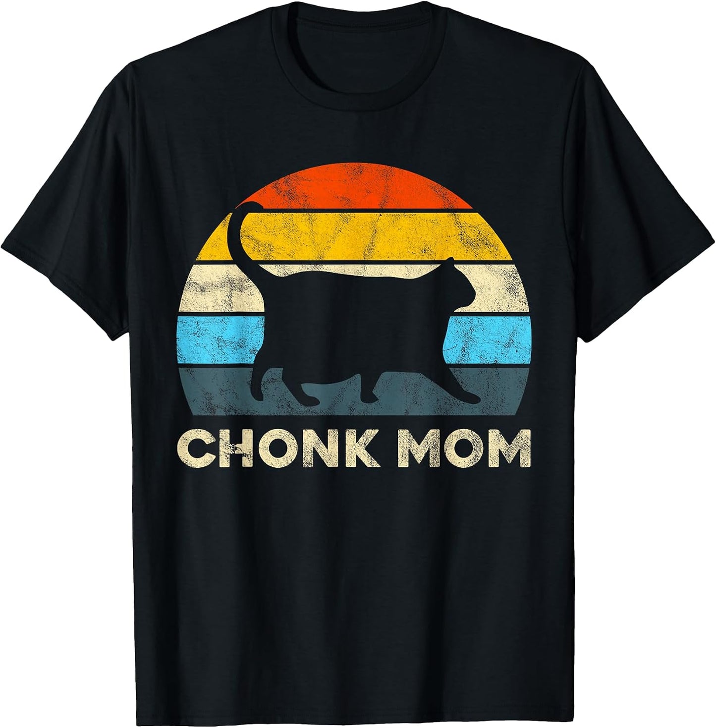 Retro Vintage Chonk Cat Mom for Cat Lover
