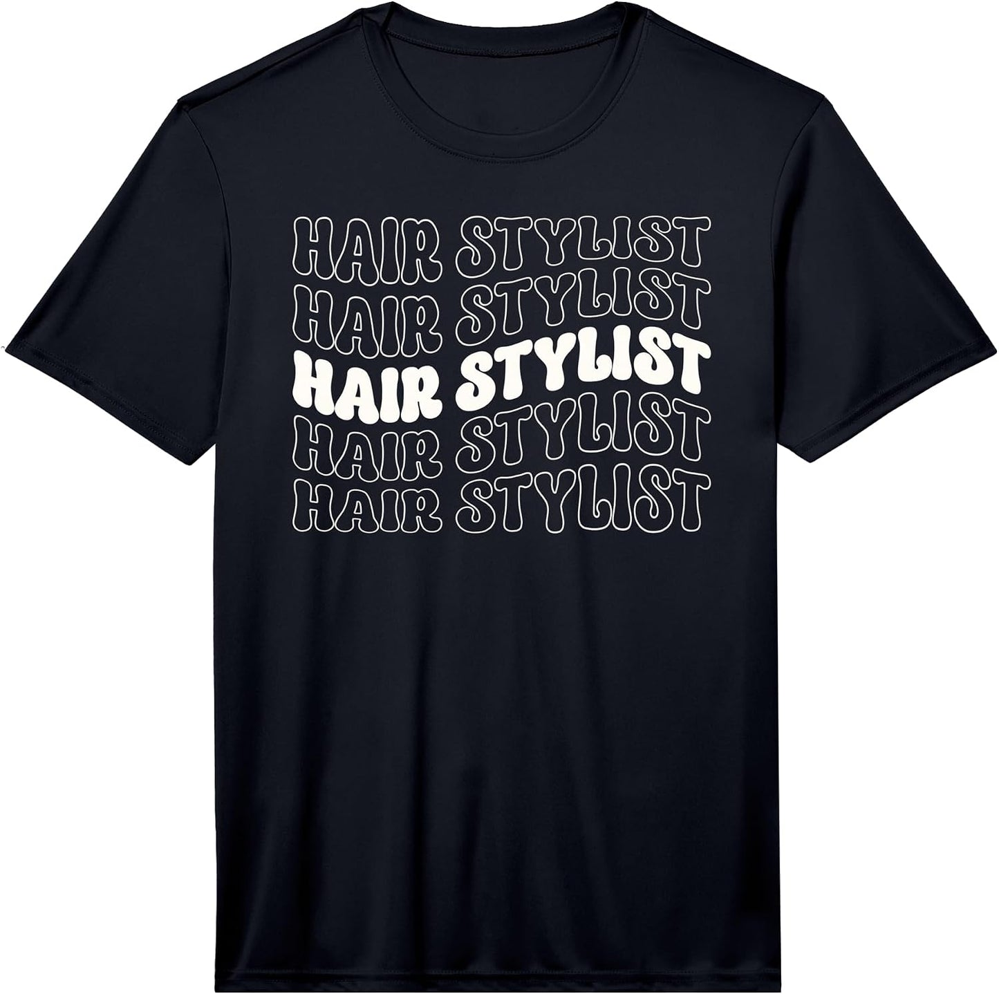 Hair Stylist Barber Hairdresser Retro Groovy Tees