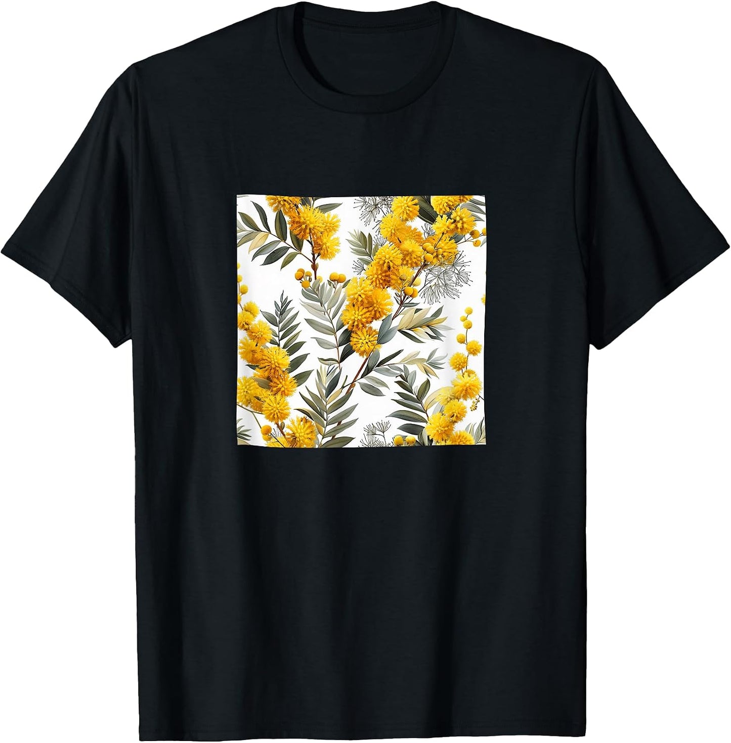 Mimosa Flower Pattern Merch