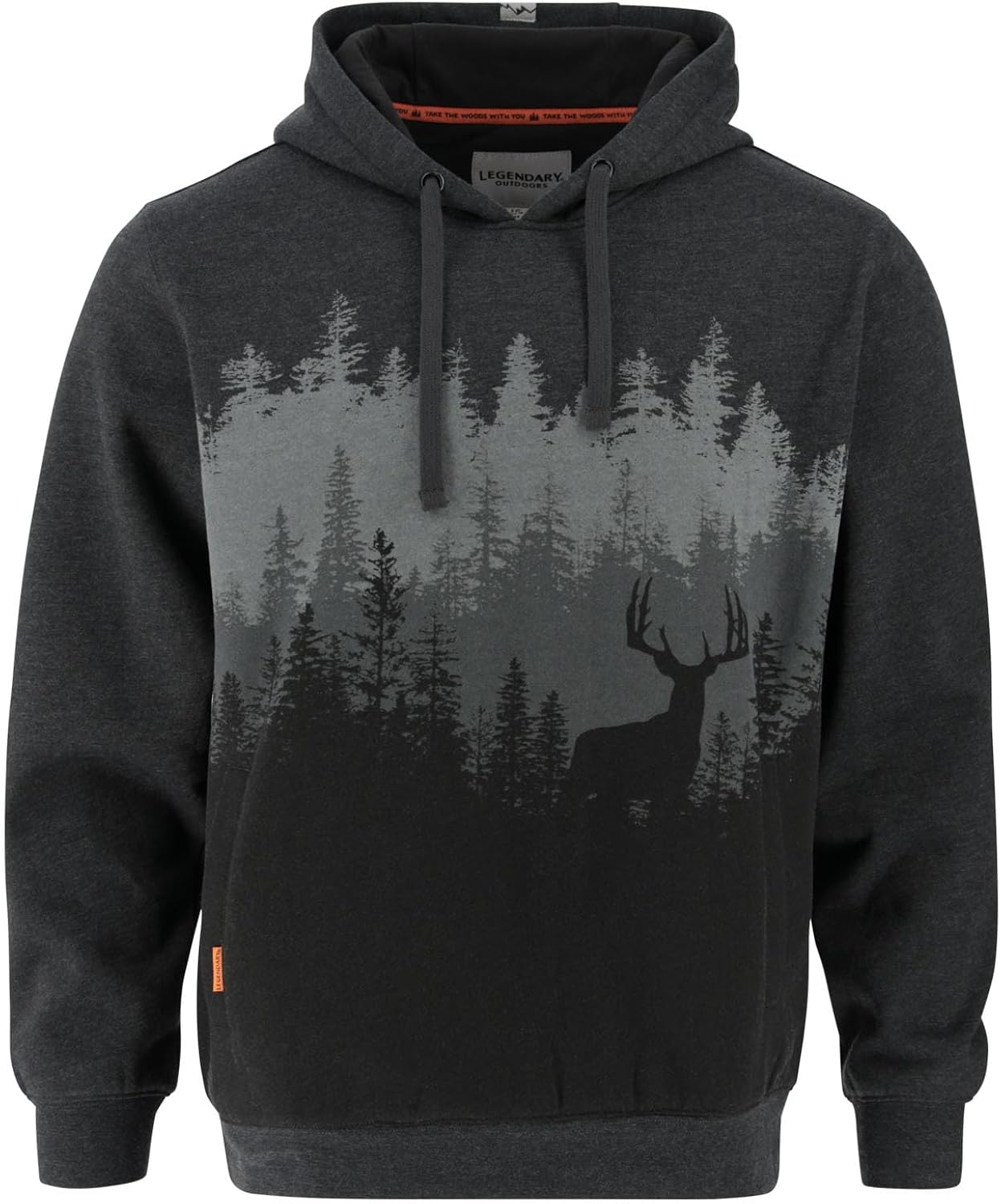 Mens Printed Hoodie Pullover Hooded Sweatshirt