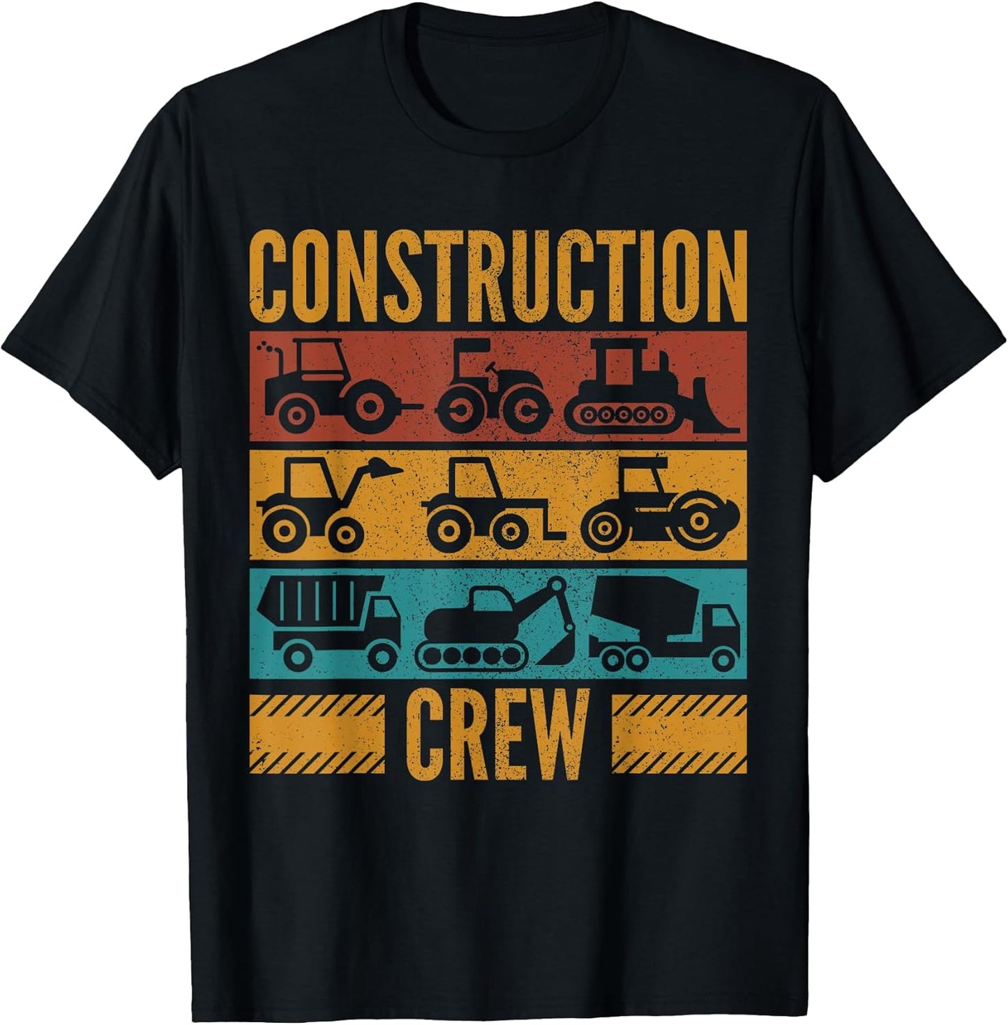 Construction Crew Funny Construction Worker Costume Birthday T-Shirt