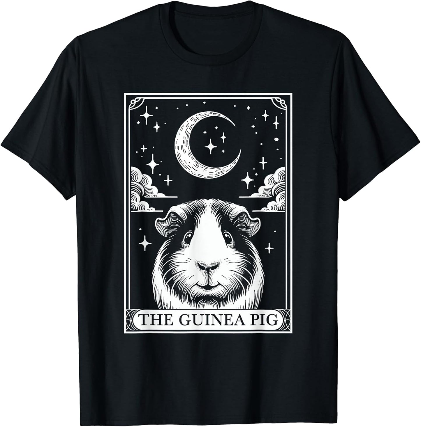 Retro Guinea Pig Lover The Moon Halloween