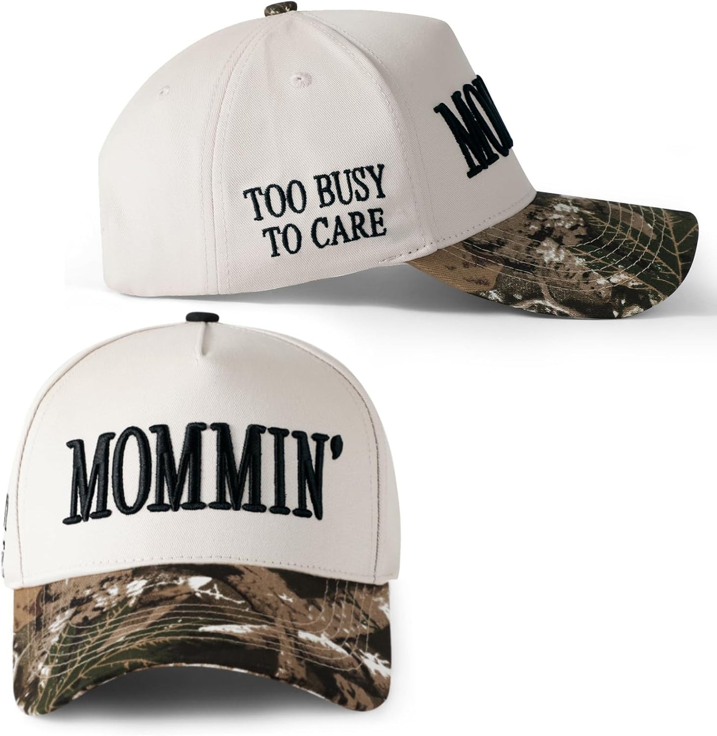 Mommin Trucker Hat for Women-Adjustable Embroidered Mom Baseball Cap Mothers Day Great Gifts for Mom & Women