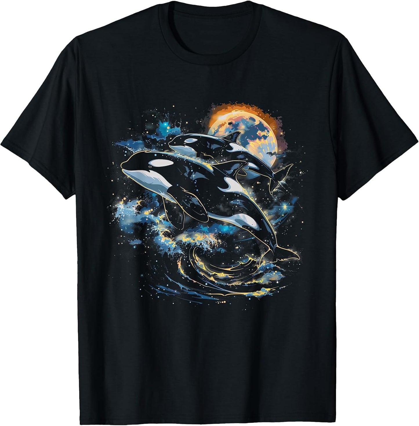 Orca Whale In Space