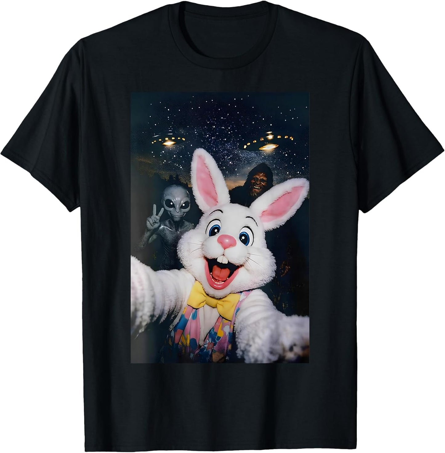 Funny Easter Day Bunny Alien Bigfoot Sasquatch
