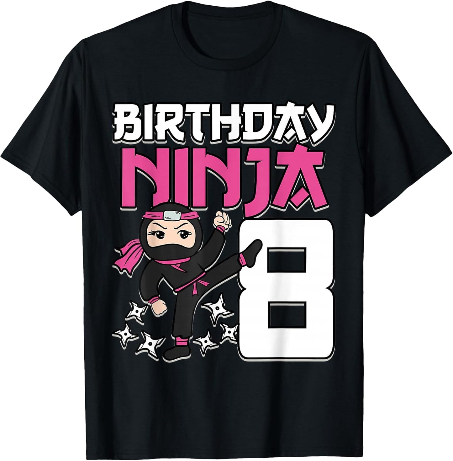 Birthday Ninja Girl Kids Party