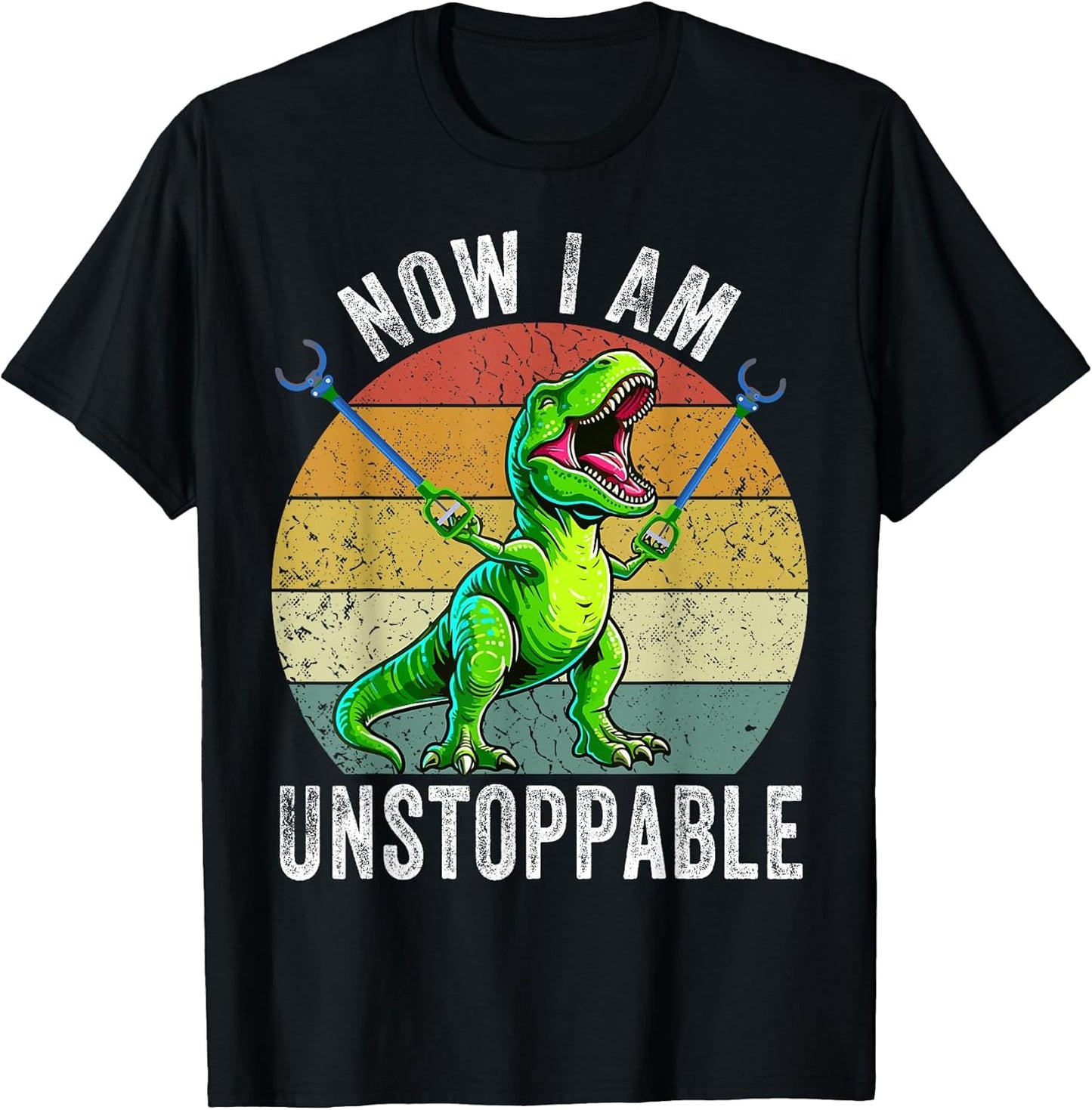 Retro Vintage Now I Am Unstoppable Trex