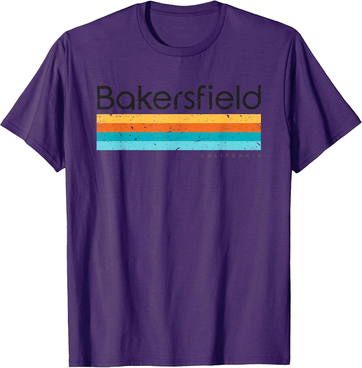 Bakersfield CA Retro Distressed Graphic