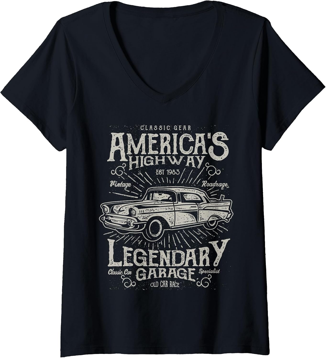 Vintage Car Gift Men Women Classic Car Merch Stuff