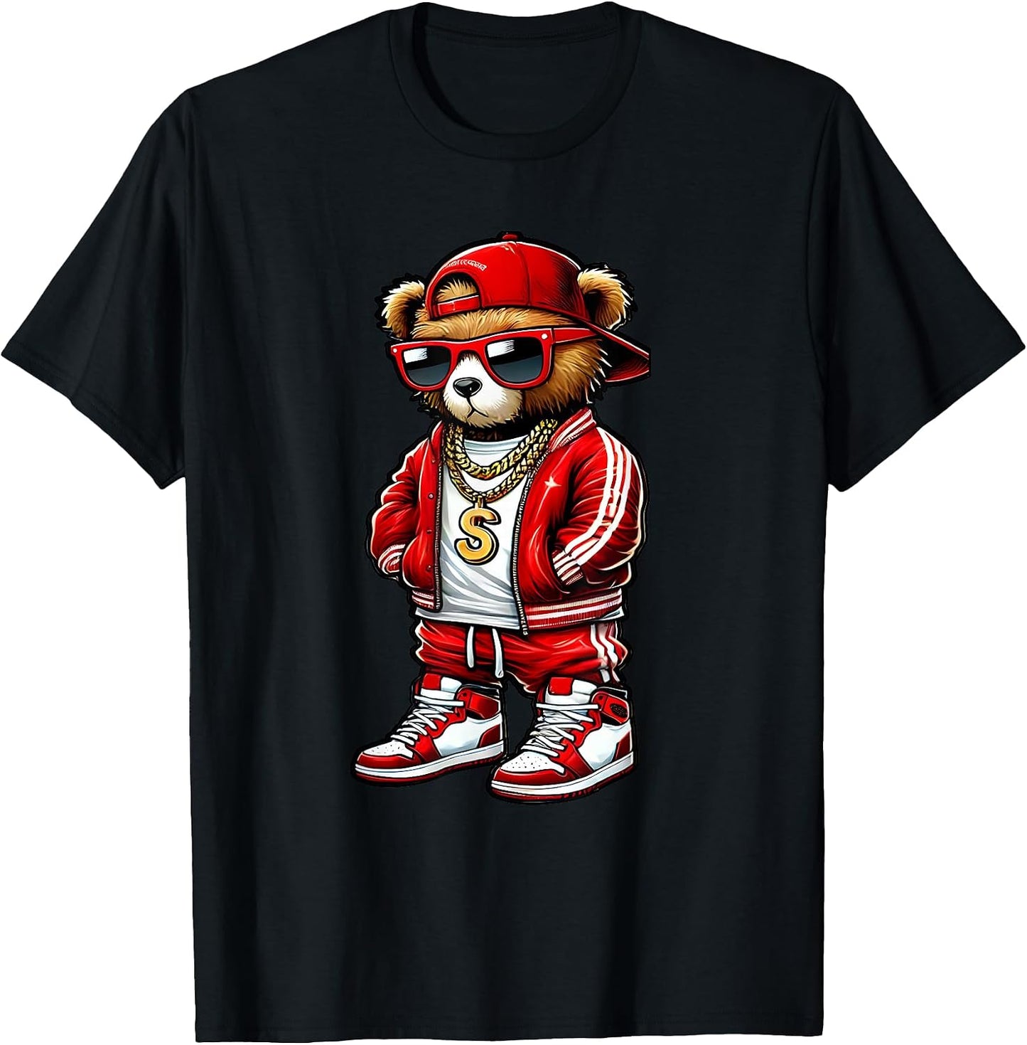 Teddy Bear 90s Hip Hop Rap Lovers Men Women & Kids