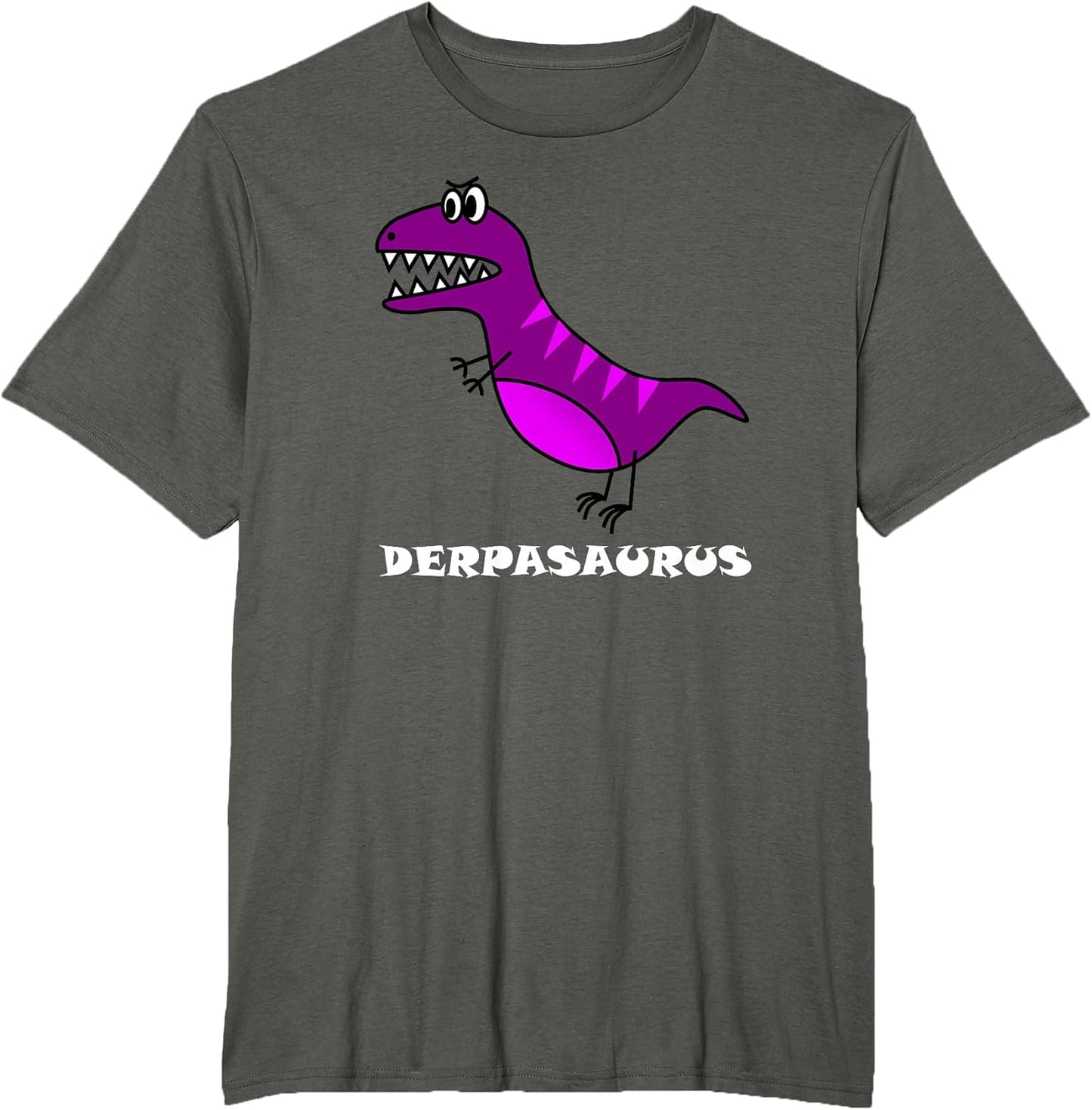 Derpy Dinosaur T-Rex Lizard Jurassic T-Shirt Co.