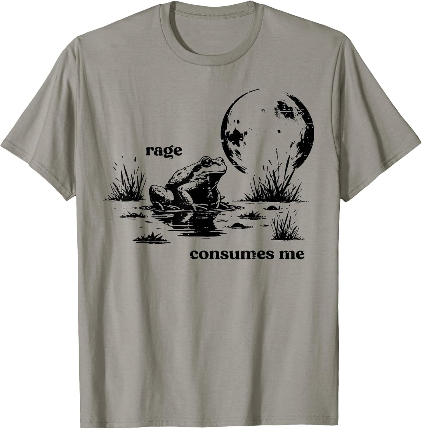 Frog Rage Consumes Me Funny Meme Humor Sarcastic Men Women T-Shirt