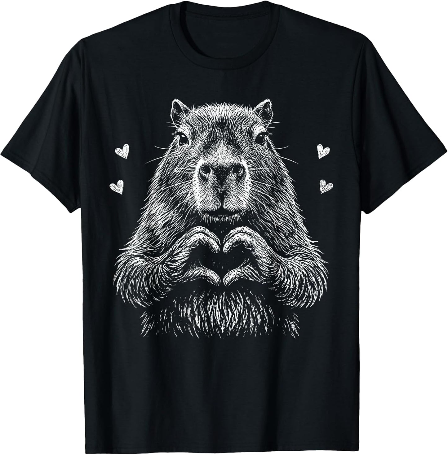 Funny Capybara Meme Valentine Tees