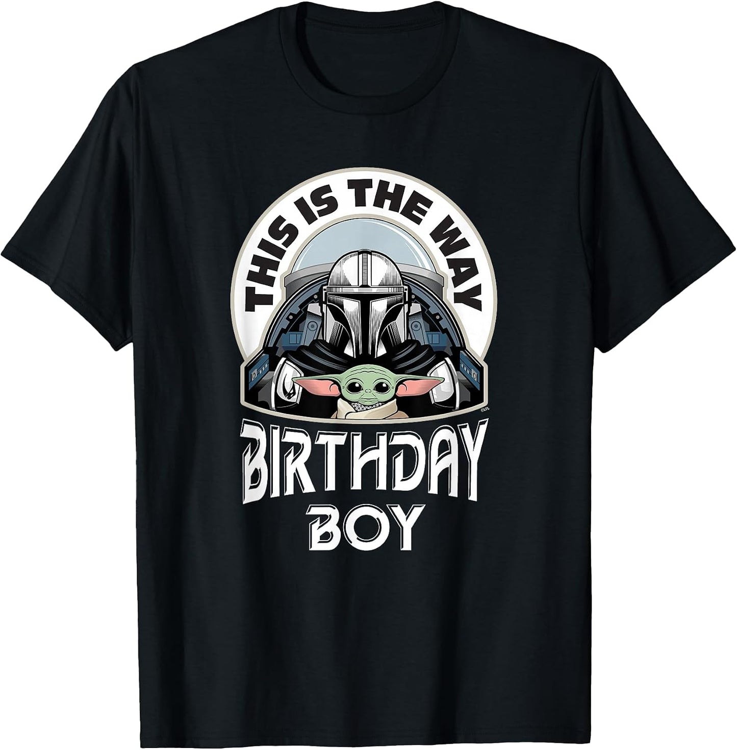 Mandalorian and Grogu This is the Way Birthday Boy T-Shirt