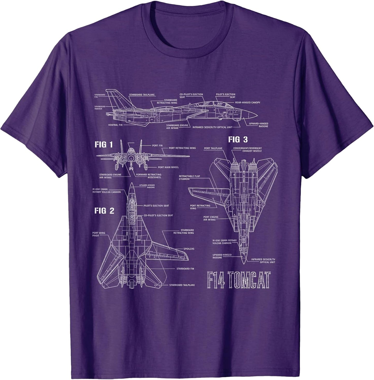 F-14 high performance fighter airplane Apparel co.