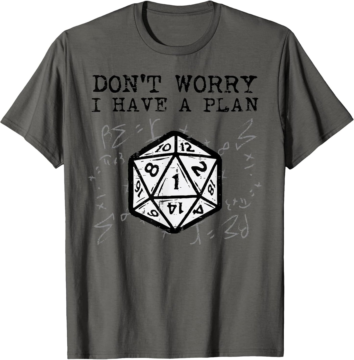 RPG Gamer Dont Worry I Have Plan Funny Men Boys Kids T-Shirt
