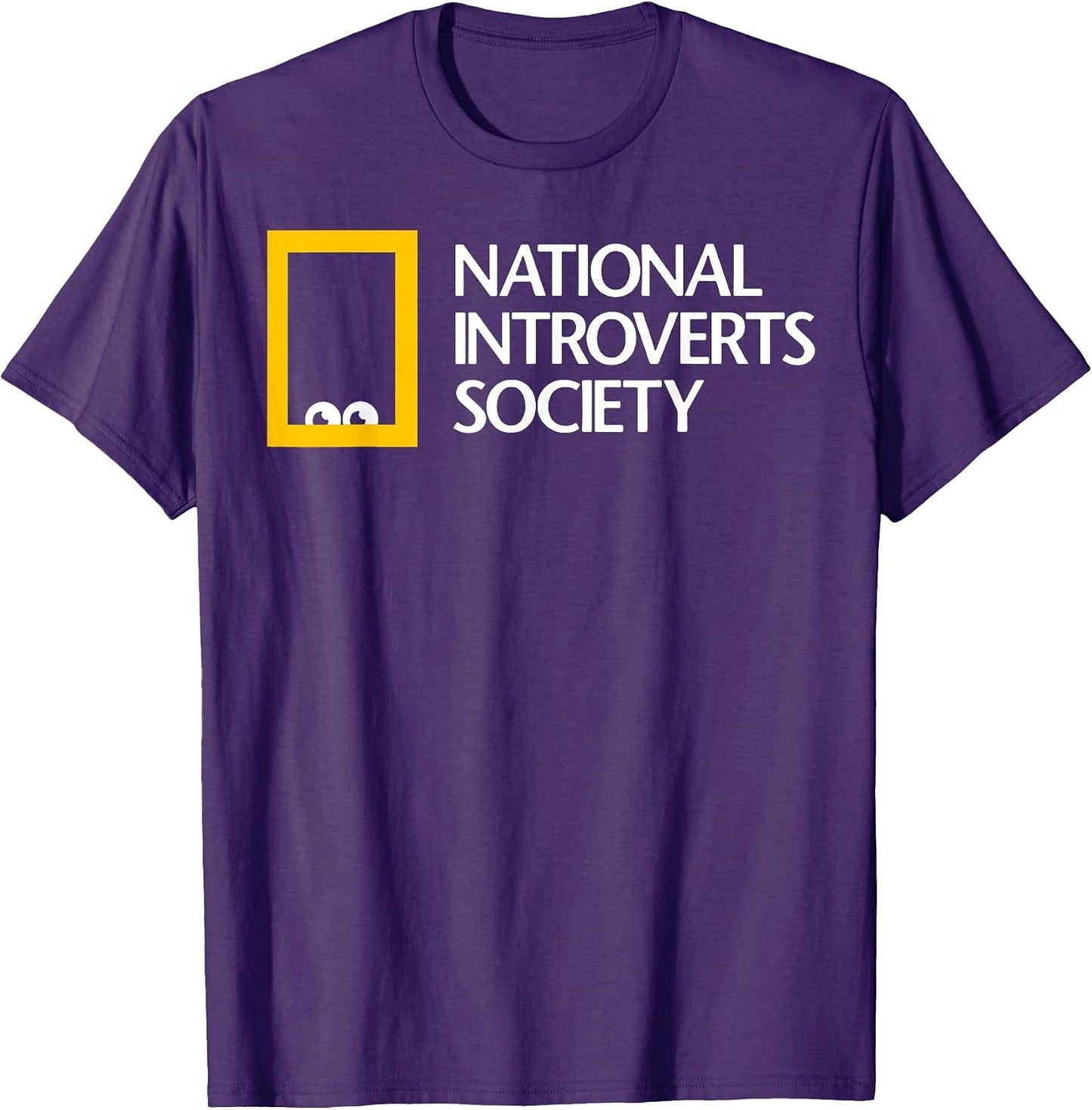 Funny National Introverts Society Tee Shirt