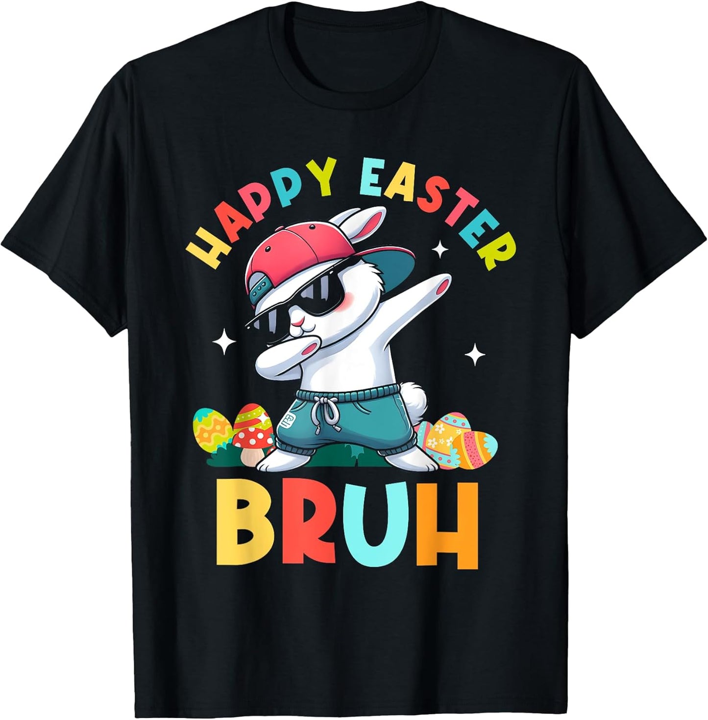 Happy Easter Bruh Meme Funny Bunny Eggs
