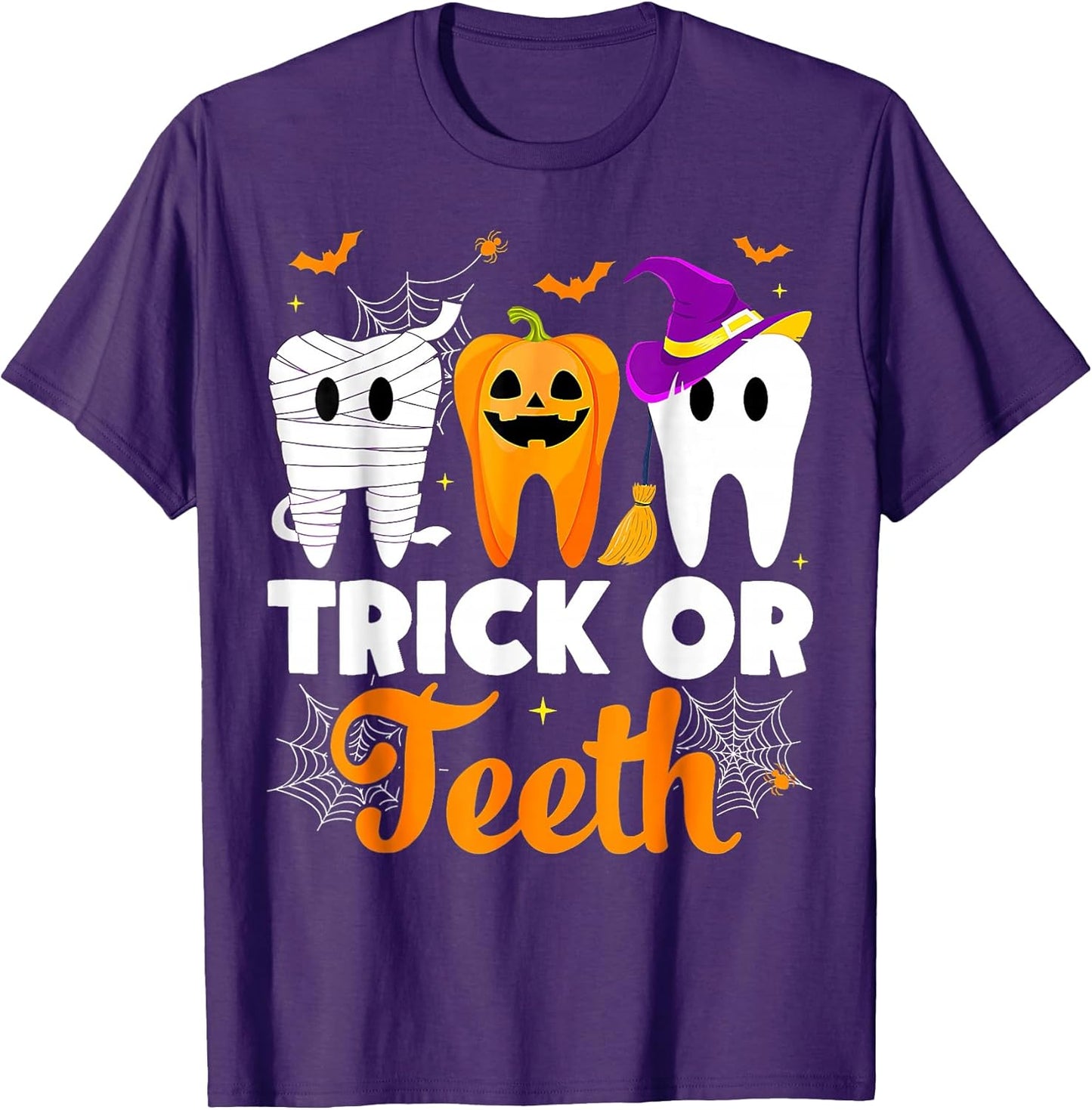Dental Assistant Dentist Trick Or Teeth t -shir t