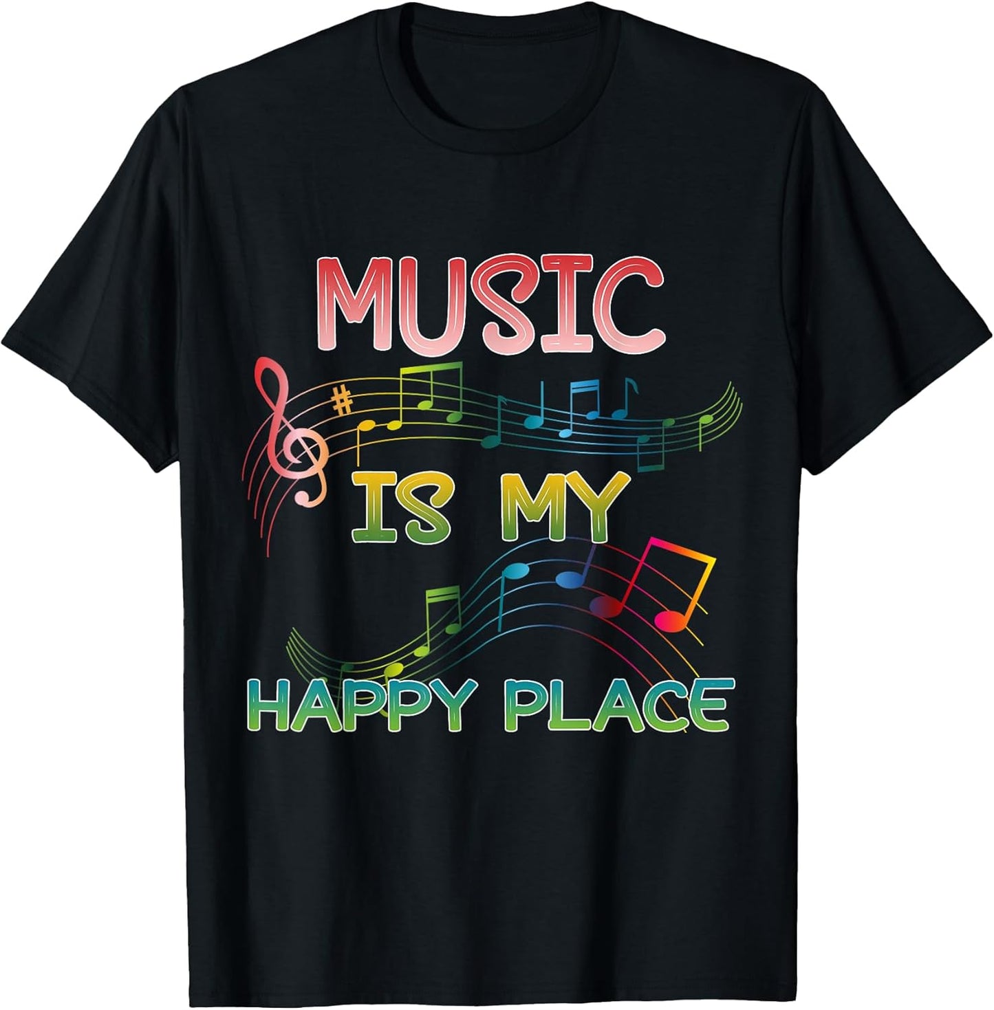 Music Is My Happy Place Inspiring Men Women Kids