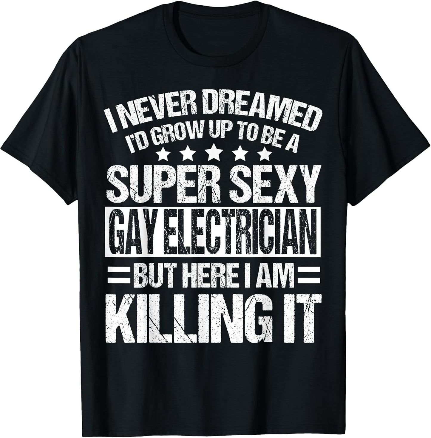 Cool Gay Electrician Humor Quote Merch