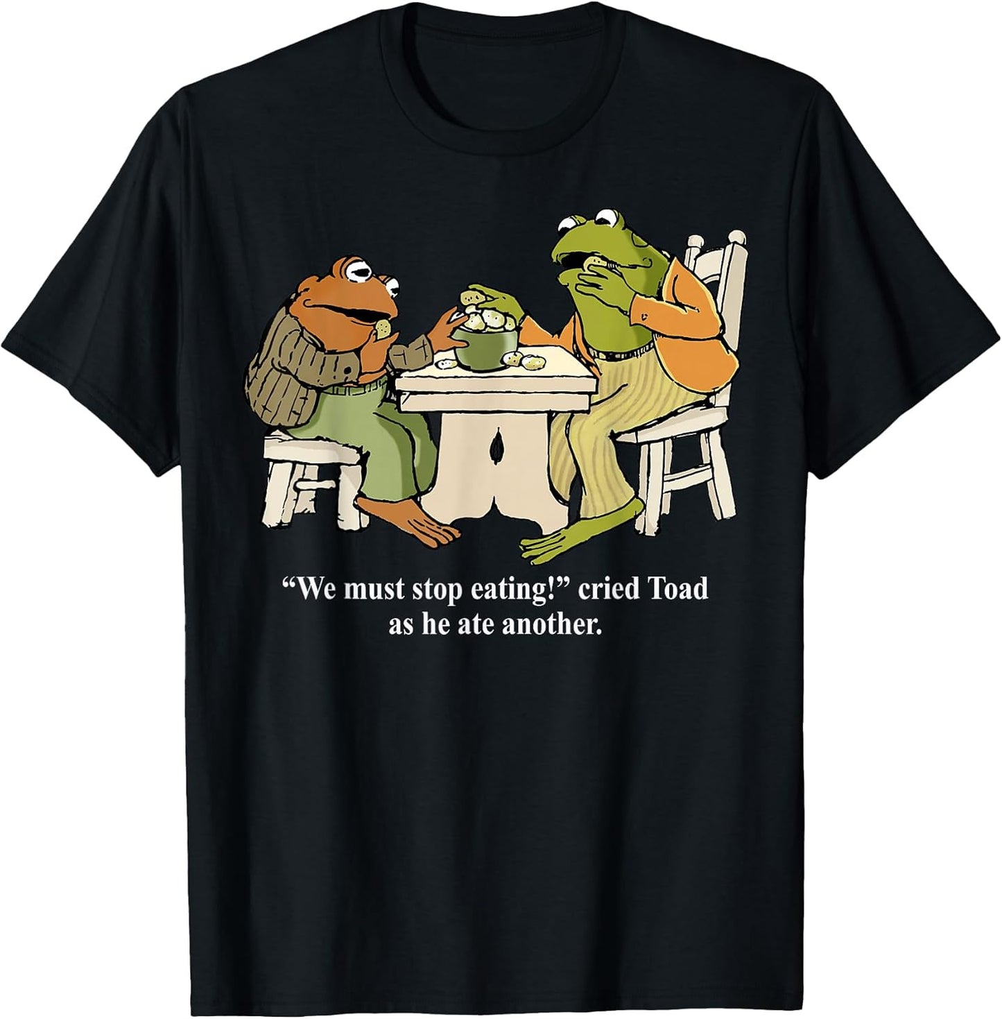 Retro Frog Funny Toad We Must Stop Eating