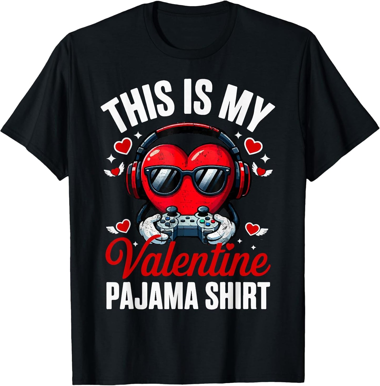 Cute Funny Valentine Gamer Pajama