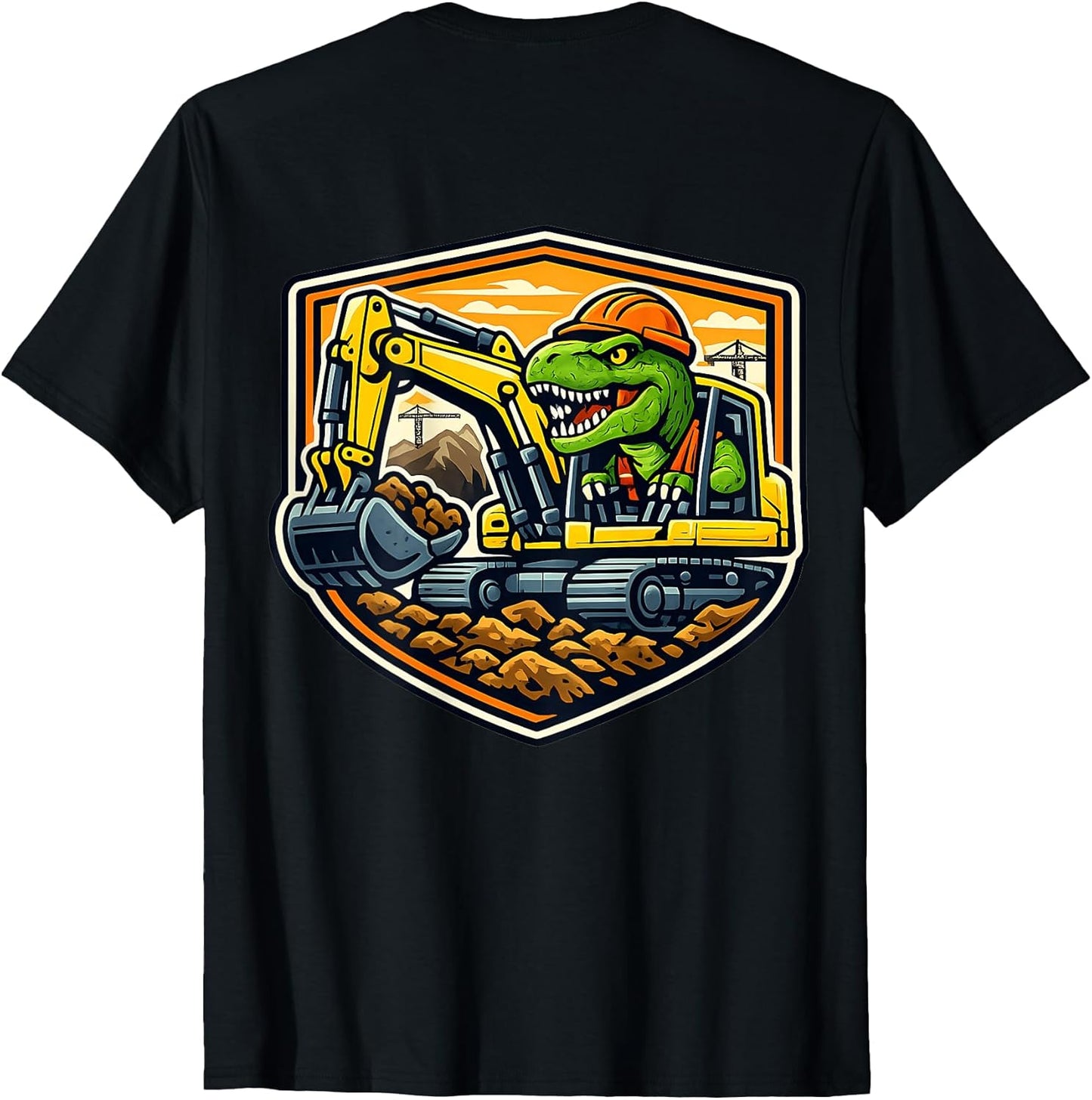 Dinosaur Excavator Operator Heavy Equipment Merch
