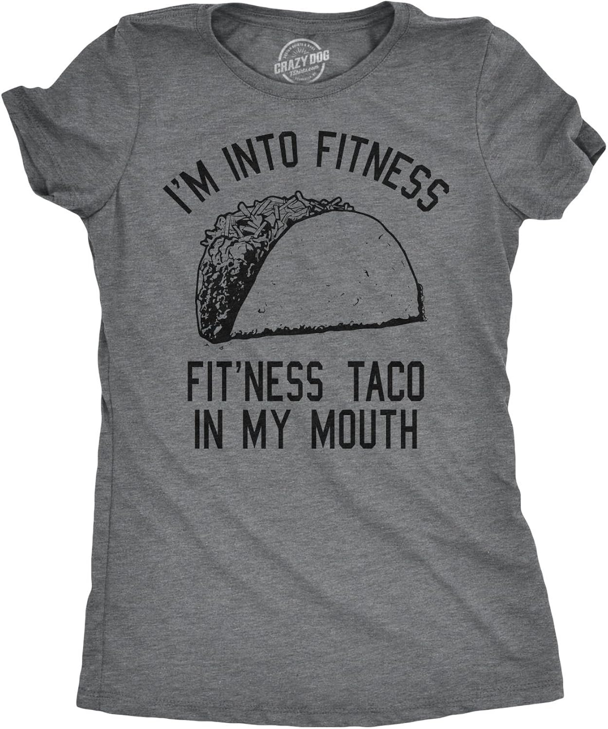 Womens Fitness Taco Funny Gym T Shirt Cool Humor Graphic Muscle Tee for Ladies