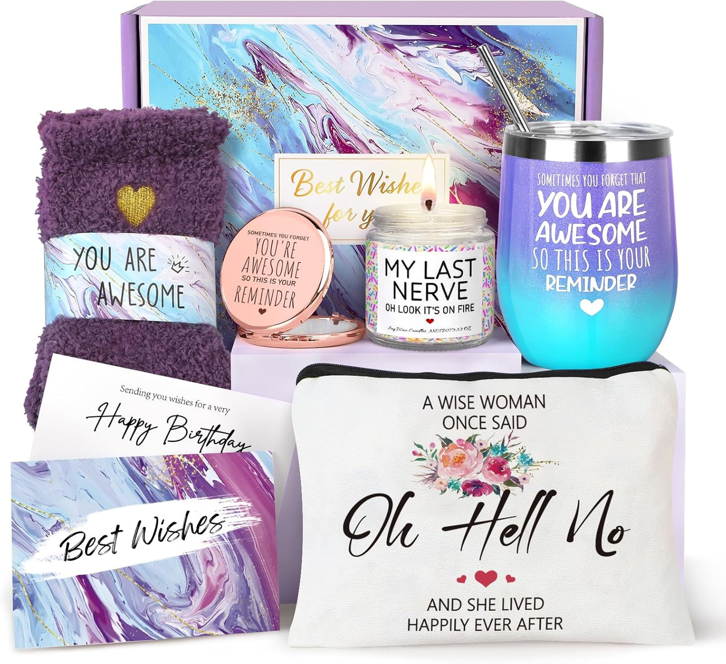 Birthday Gifts for Women, Best Friend Birthday Gifts, Gifts for Women, Happy Birthday Gifts Basket for Women, Friendship Gifts, Gifts for Friends Female Coworker Sister Mom Her Coffee Mug, Birthday