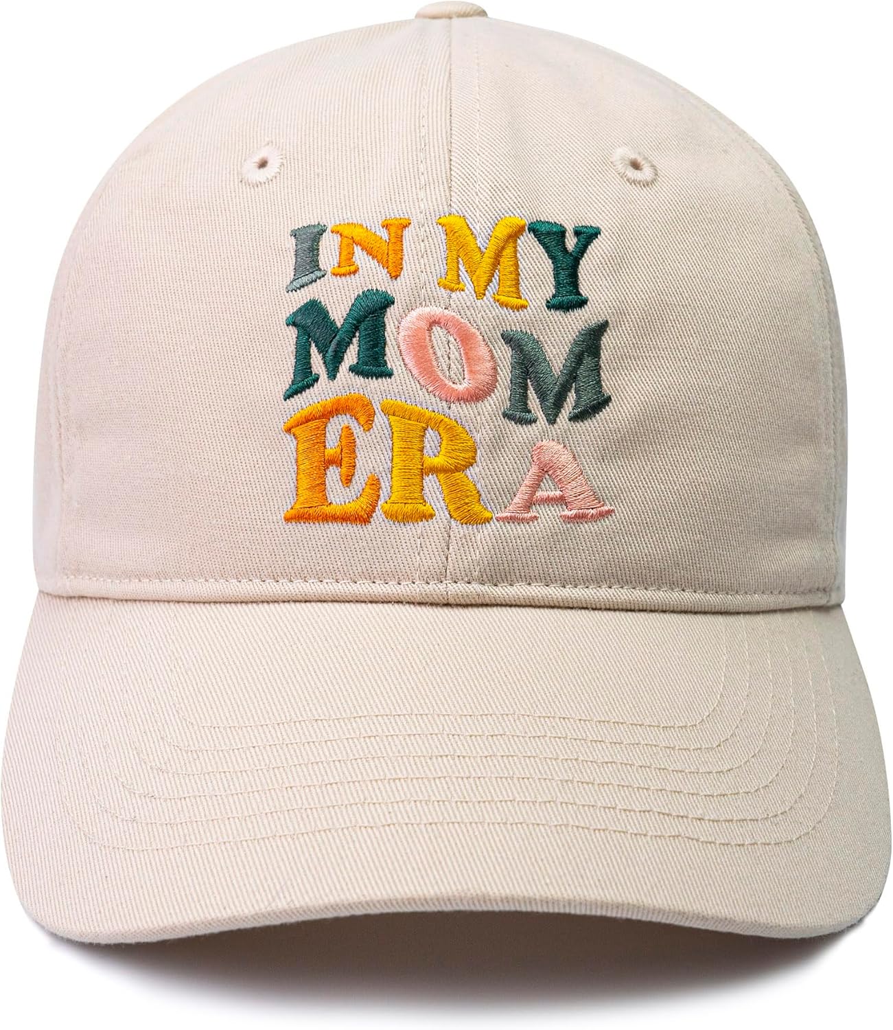 in My Mom Era Hat, Hat Mother's Day Birthday Gifts for Mom from Daughter Son, Embroidered Baseball Hats for Women Cream