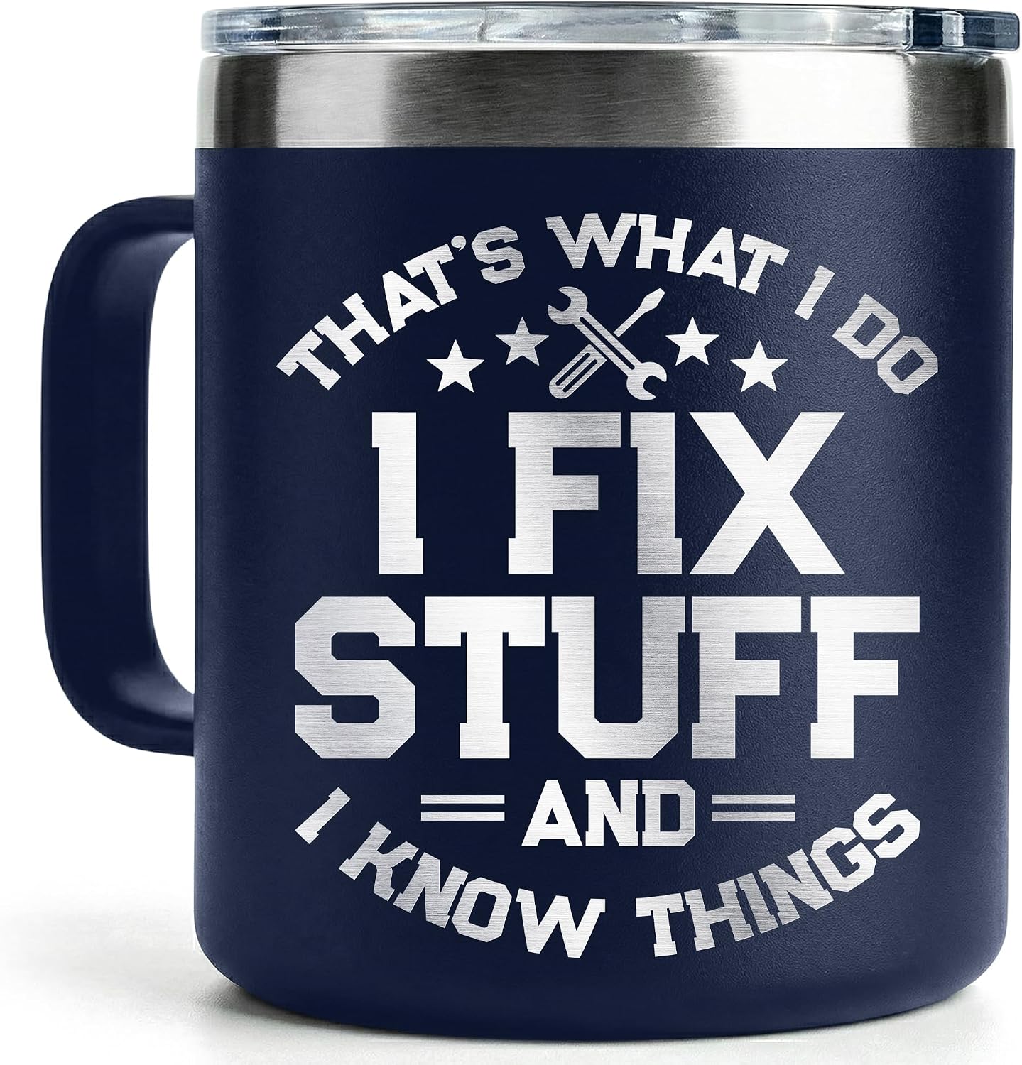 Fathers Day Gift for Dad from Daughter, Son - Birthday Gifts for Mens Unique - Dads Birthday Gift Ideas - Funny, Gag mens Gifts for Father Day, Christmas, Birthdays - 14 oz Men Mug