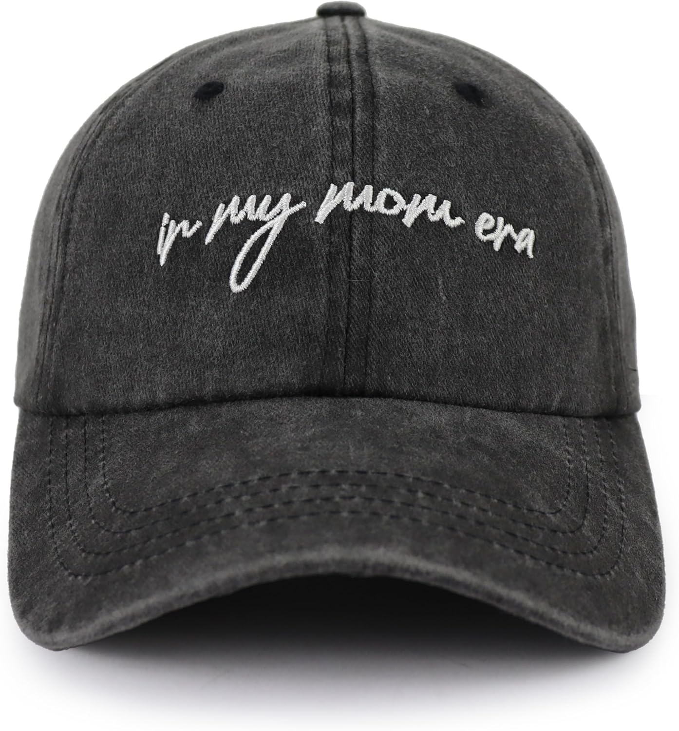 in My Mom Era Hats for Women, Adjustable Embroidered Mommin Mama Baseball Cap